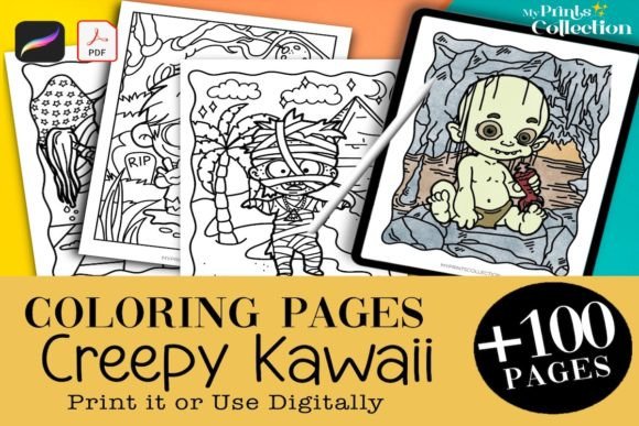 Bridging the Gap Between Spooky and Sweet: The Strategic Value of 105 Creepy Kawaii Halloween Coloring Pages for Modern Creatives