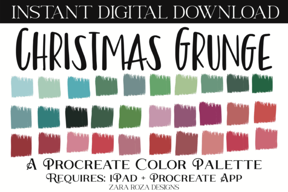 Christmas Grunge: Balancing Festive Warmth with Edgy, Retro Aesthetics in Digital Design