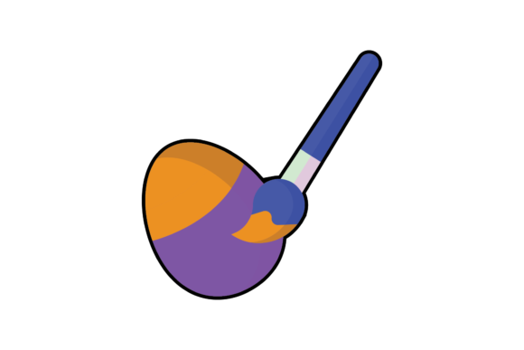 Eggs with Brushes: Versatile Digital Design Assets