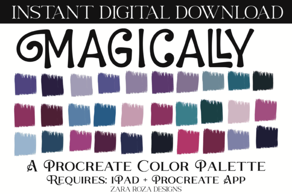 Evaluating the Magically Procreate Color Palette for Digital Illustration