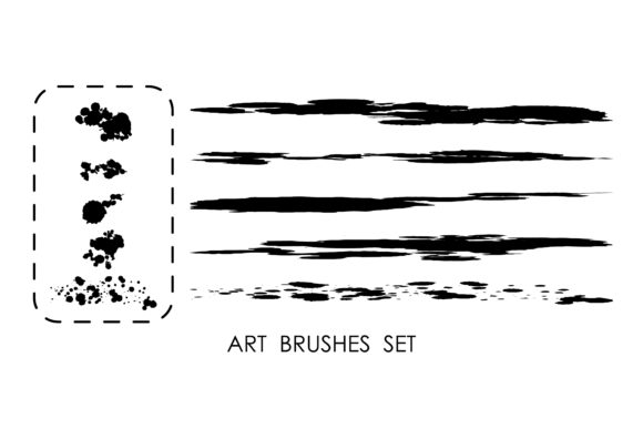 Evaluating the Paint Dropped Art Brushes Set: Careless Blots and Vintage Textures