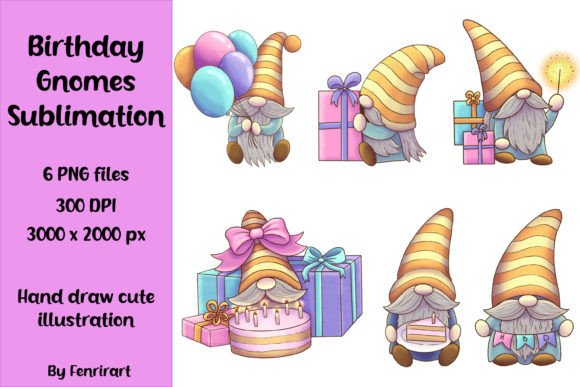 Happy Birthday Gnomes Sublimation Bundle: Elevating Your DIY Gift Game