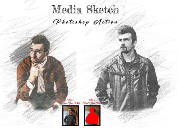 Integrating the Media Sketch Photoshop Action into Professional Creative Workflows