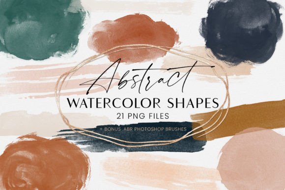 Mastering Abstract Watercolor Shapes, Forms, and Brushes for Professional Design