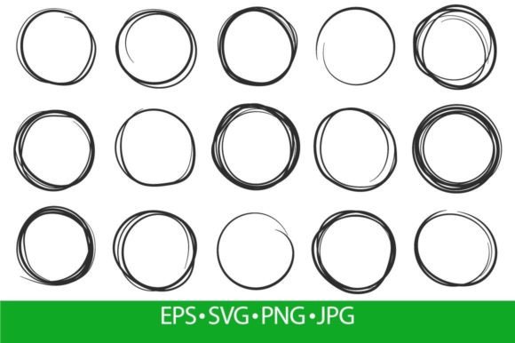 Mastering the Art of Hand Drawn Circles: A Guide to Circular Brush Strokes and Doodle Vectors