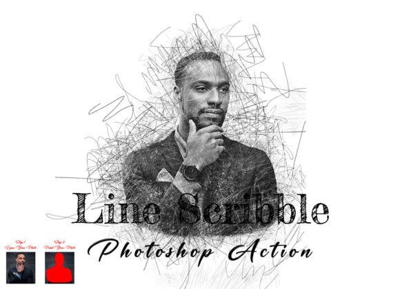 Transforming Photos with the Line Scribble Photoshop Action: A Complete Guide for Designers