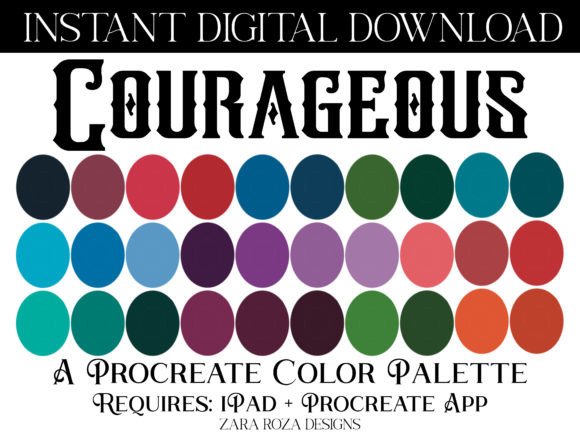 Unlocking Creative Potential with the Courageous Procreate Color Palette