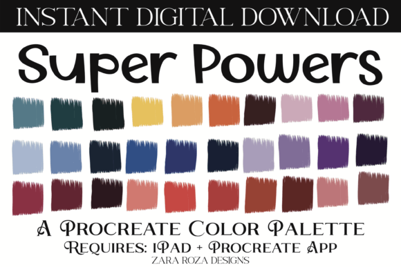 Unlocking Digital Creativity: A Deep Dive into the Super Powers Procreate Color Palette
