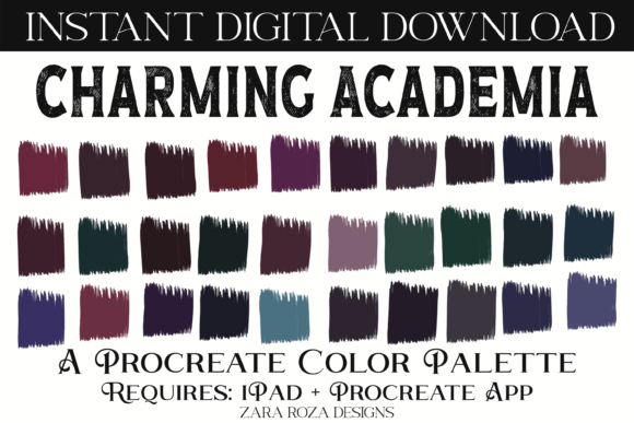 Unlocking the Magic of the Charming Academia Procreate Palette