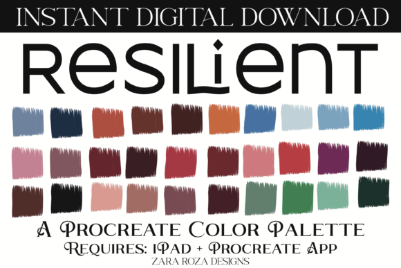 Unlocking the Retro-Boho Aesthetic with the Resilient Procreate Color Palette
